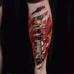фото Тату в стиле Киберпанк 15.12.2018 №001 - Cyberpunk tattoo - tatufoto.com