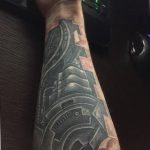 фото Тату в стиле Киберпанк 15.12.2018 №008 - Cyberpunk tattoo - tatufoto.com