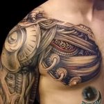 фото Тату в стиле Киберпанк 15.12.2018 №018 - Cyberpunk tattoo - tatufoto.com