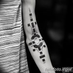 фото Тату в стиле Киберпанк 15.12.2018 №034 - Cyberpunk tattoo - tatufoto.com