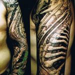фото Тату в стиле Киберпанк 15.12.2018 №041 - Cyberpunk tattoo - tatufoto.com