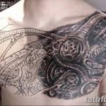 фото Тату в стиле Киберпанк 15.12.2018 №075 - Cyberpunk tattoo - tatufoto.com