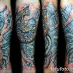 фото Тату в стиле Киберпанк 15.12.2018 №097 - Cyberpunk tattoo - tatufoto.com