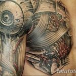 фото Тату в стиле Киберпанк 15.12.2018 №116 - Cyberpunk tattoo - tatufoto.com
