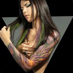 фото Тату в стиле Киберпанк 15.12.2018 №146 - Cyberpunk tattoo - tatufoto.com
