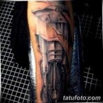 фото Тату в стиле Киберпанк 15.12.2018 №150 - Cyberpunk tattoo - tatufoto.com