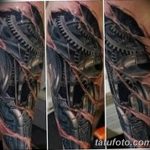 фото Тату в стиле Киберпанк 15.12.2018 №167 - Cyberpunk tattoo - tatufoto.com