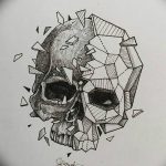 тату геометрия 03.12.2018 №028 - sketch tattoo geometry - tatufoto.com