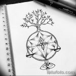 тату геометрия 03.12.2018 №070 - sketch tattoo geometry - tatufoto.com