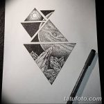 тату геометрия 03.12.2018 №080 - sketch tattoo geometry - tatufoto.com