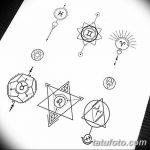 тату геометрия 03.12.2018 №105 - sketch tattoo geometry - tatufoto.com