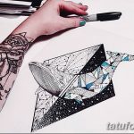 тату геометрия 03.12.2018 №307 - sketch tattoo geometry - tatufoto.com