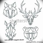 tete de cerf origami dessin Abstract Stock s Shutterstock Stock