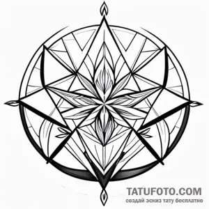 Maple leaf, artistic tattoo sketch, on a clea… — эскиз тату (№1748737036_0, 01.06.2025 00:17) — Tatufoto.com