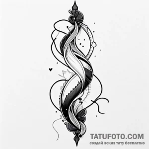 Sight, ink illustration for tattoo, linework… — эскиз тату (№1748795502_1, 01.06.2025 16:31) — Tatufoto.com