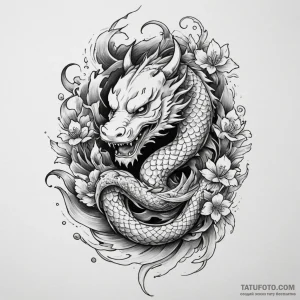 Face, concept art for tattoo, irezumi japanes… — эскиз тату (№1748873063_0, 02.06.2025 14:04) — Tatufoto.com