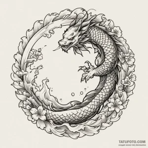Circle, ink illustration for tattoo, rough sk… — эскиз тату (№1748888079_1, 02.06.2025 18:14) — Tatufoto.com