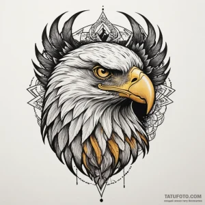 Golden eagle, tattoo flash sheet design, mini… — эскиз тату (№1748895652_0, 02.06.2025 20:20) — Tatufoto.com