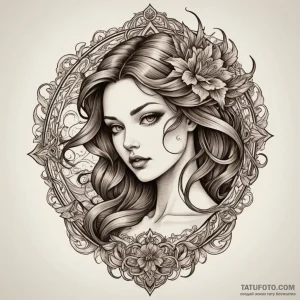 Sea, ink illustration for tattoo, on a clean… — эскиз тату (№1748895826_0, 02.06.2025 20:23) — Tatufoto.com