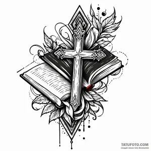 Book, artistic tattoo sketch, rough sketchy l… — эскиз тату (№1748905294_0, 02.06.2025 23:01) — Tatufoto.com