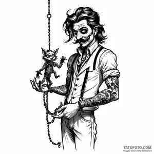 Puppeteer — эскиз тату (№1748909441_1, 03.06.2025 00:10) — Tatufoto.com