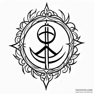 Happiness (symbol) — эскиз тату (№1748912688_1, 03.06.2025 01:04) — Tatufoto.com
