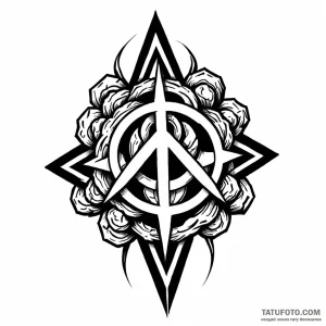 Rock (symbol) — эскиз тату (№1748917438_1, 03.06.2025 02:23) — Tatufoto.com