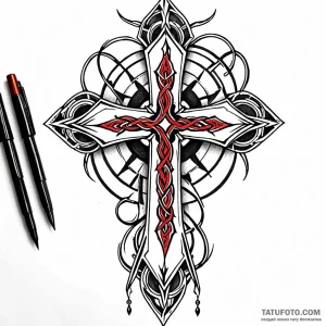 Rune, tattoo flash sheet design, detailed cro… — эскиз тату (№1748918534_0, 03.06.2025 02:42) — Tatufoto.com