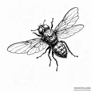 Fly — эскиз тату (№1748968045_0, 03.06.2025 16:27) — Tatufoto.com