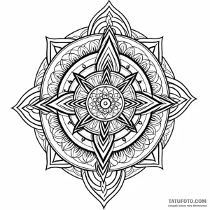 Cross, concept art for tattoo, black and whit… — эскиз тату (№1749013763_0, 04.06.2025 05:09) — Tatufoto.com