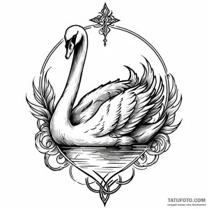 Swan, tattoo drawing outline, sketch tattoo s… — эскиз тату (№1749038882_0, 04.06.2025 12:08) — Tatufoto.com