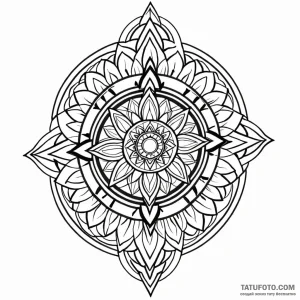 Mother of god, tattoo drawing outline, geomet… — эскиз тату (№1749053659_1, 04.06.2025 16:14) — Tatufoto.com