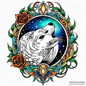Seal, tattoo flash sheet design, neo traditio… — эскиз тату (№1749055707_0, 04.06.2025 16:48) — Tatufoto.com