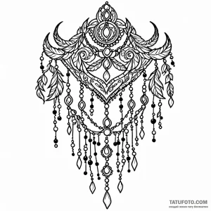 Beads — эскиз тату (№1749062647_1, 04.06.2025 18:44) — Tatufoto.com