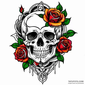 Abstraction, tattoo line art, on a clean whit… — эскиз тату (№1749076523_0, 04.06.2025 22:35) — Tatufoto.com