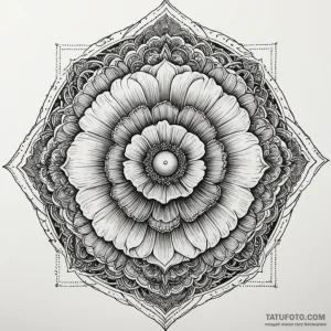 Poppy, tattoo drawing outline, detailed cross… — эскиз тату (№1749152488_0, 05.06.2025 19:41) — Tatufoto.com