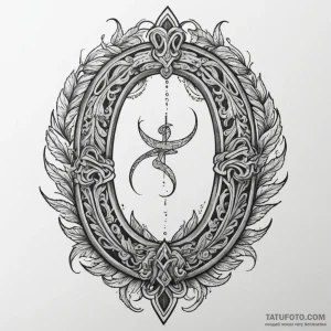 Horseshoe, tattoo sketch design, bold outline… — эскиз тату (№1749156346_1, 05.06.2025 20:45) — Tatufoto.com