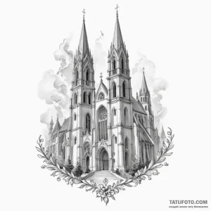 собор с р — эскиз тату (№1749156548_0, 05.06.2025 20:49) — Tatufoto.com