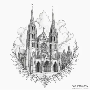 собор с р — эскиз тату (№1749156548_1, 05.06.2025 20:49) — Tatufoto.com