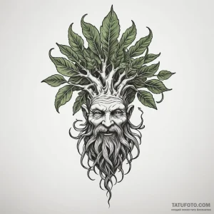 Mandrake root — эскиз тату (№1749167094_0, 05.06.2025 23:44) — Tatufoto.com