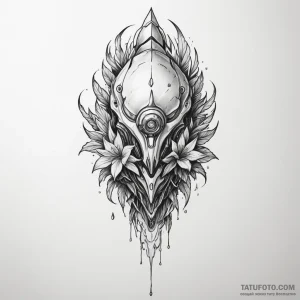 Cryo-pod — эскиз тату (№1749169159_0, 06.06.2025 00:19) — Tatufoto.com