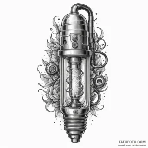 Vacuum tube — эскиз тату (№1749199964_1, 06.06.2025 08:52) — Tatufoto.com