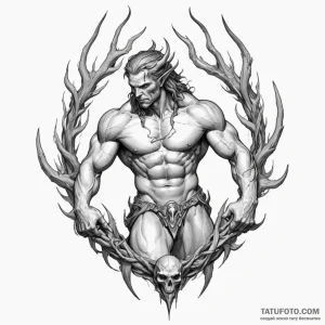Prometheus bound — эскиз тату (№1749215751_0, 06.06.2025 13:15) — Tatufoto.com