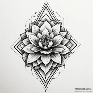Alkonost, ink illustration for tattoo, black… — эскиз тату (№1749322354_0, 07.06.2025 18:52) — Tatufoto.com