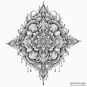 Glitch art effect, tattoo drawing outline, or… — эскиз тату (№1749359520_0, 08.06.2025 05:12) — Tatufoto.com