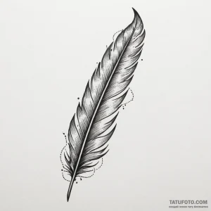 A burning feather, tattoo line art, aesthetic… — эскиз тату (№1749362813_0, 08.06.2025 06:06) — Tatufoto.com