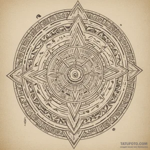 Hieroglyphs glowing on an ancient stone table… — эскиз тату (№1749393015_0, 08.06.2025 14:30) — Tatufoto.com