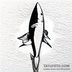 акула - эскиз тату (№1749585599_1, 10.06.2025 19:59) — Tatufoto.com
