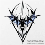 Bat — эскиз тату (№1749589564_1, 10.06.2025 21:06) — Tatufoto.com
