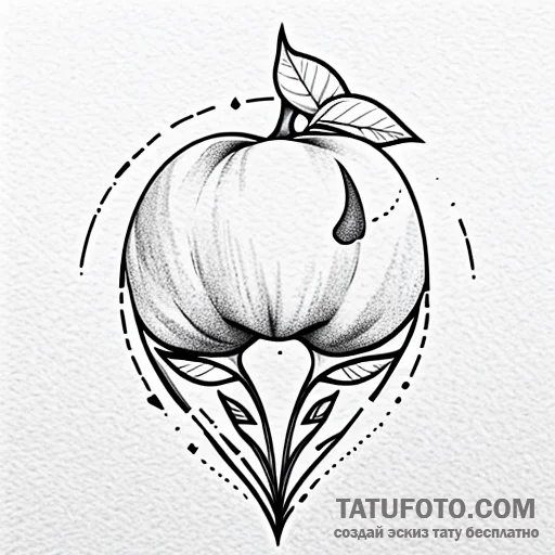 Apricot - эскиз тату (№1749594144_0, 10.06.2025 22:22) — Tatufoto.com